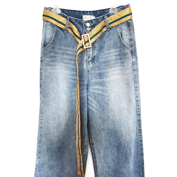 Host Pick nwt Molly Bracken Wide Leg Denim Jeans w.B… - Picture 3 of 6